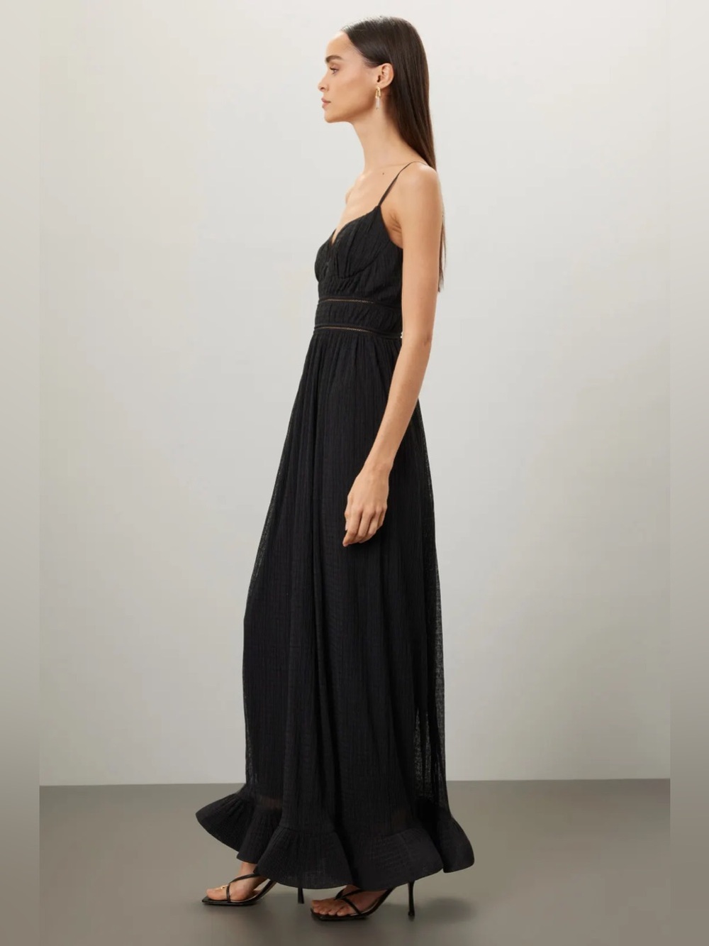 SIMKHAI Maude Bustier Gown Black New - Picture 3 of 16